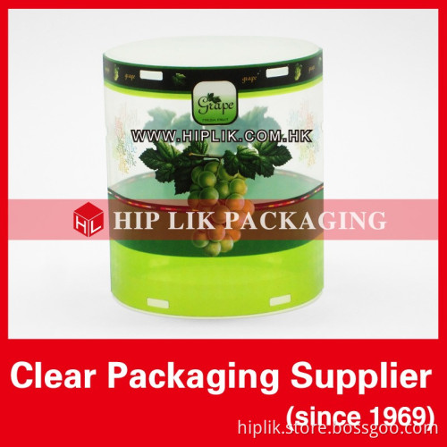 Clear Plastic Cylinder Packaging